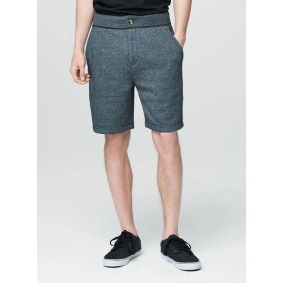 Prince Fox Gray Sweat Shorts Fleece Charcoal Midnrise Classic Modest Preppy L - Picture 1 of 10